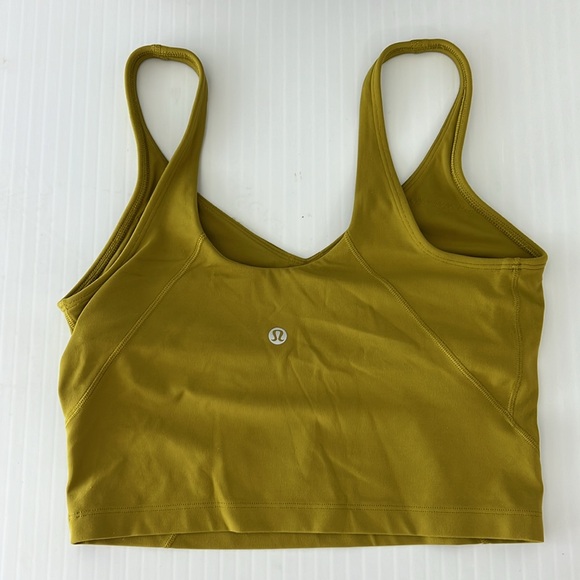 lululemon Align Tank TopA/B Cup size 6 green like new - Picture 3 of 4